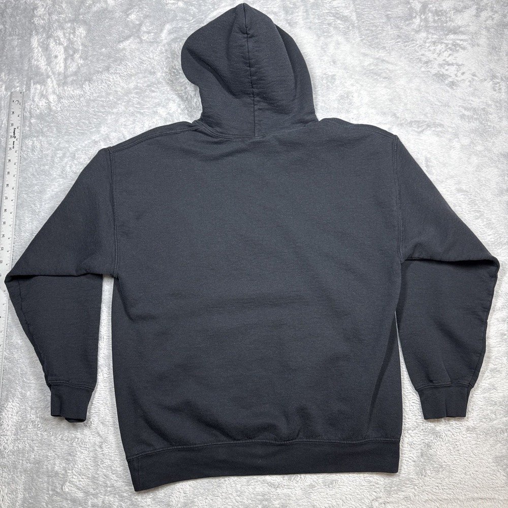 Harley Davidson Museum Hoodie Mens L Black Distressed - Picture 9 of 10